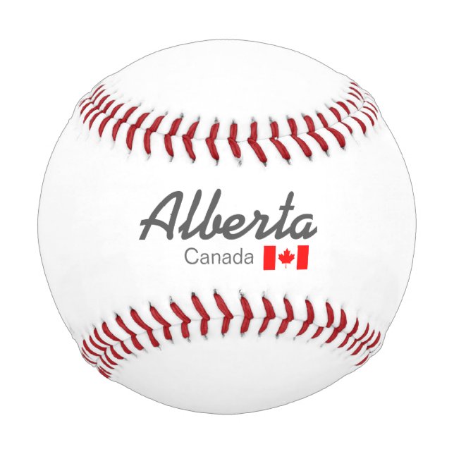Balle De Baseball Alberta, Canada Baseball (Devant)