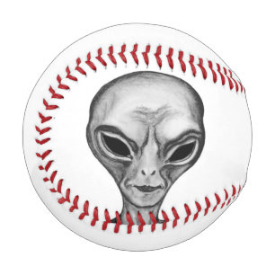 Balle De Baseball Alien gris