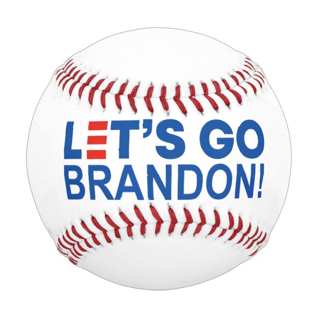 Balle De Baseball Allons Brandon | Anti Joe Biden (Devant)