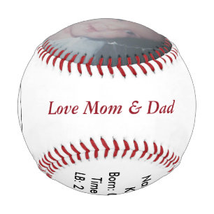 Balle De Baseball Amour Maman & Papa Baby Baseball