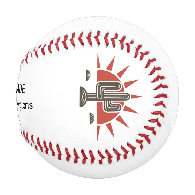 Balle De Baseball Arizona Shade World Champs Team Logo de baseball (Devant Droite)