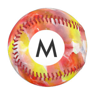 Balle De Baseball Arrière - plan aquarelle texture de conception