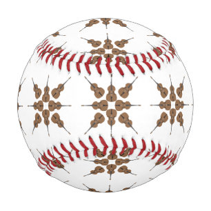 Balle De Baseball Arrière - plan double basse style de dessin