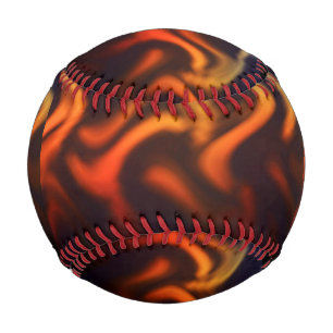 Balle De Baseball Au Feu - Baseball-Design 2