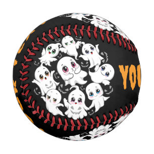 Balle De Baseball Baby Ghosts Éffrayant mignon Halloween humeur