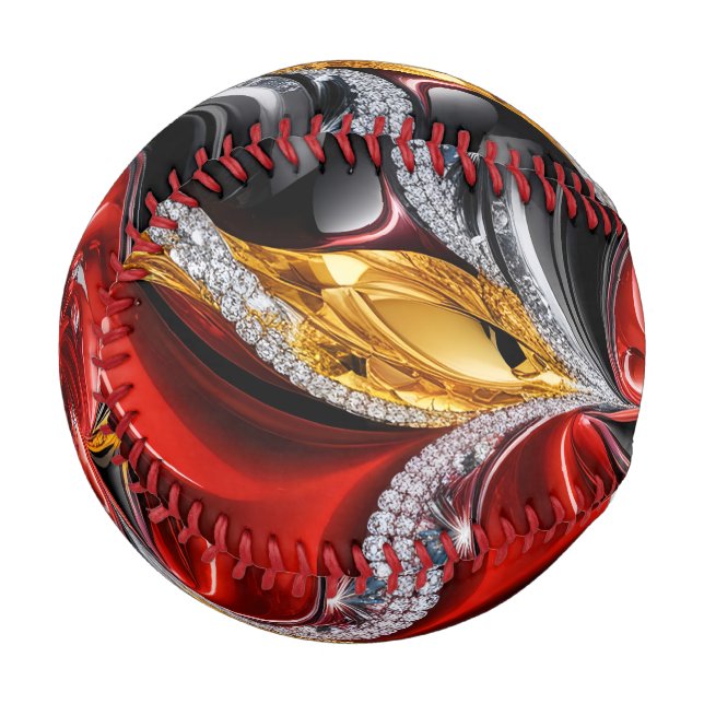 Balle De Baseball Bal de baseball patriotique avec couleurs Allemagn (Devant Gauche)
