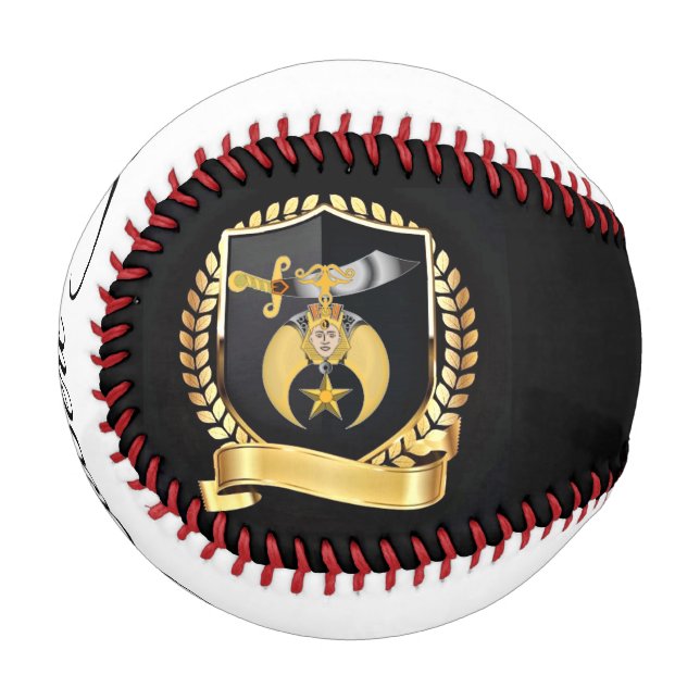 Balle De Baseball Bal Shriners Personnalisé (Devant Gauche)