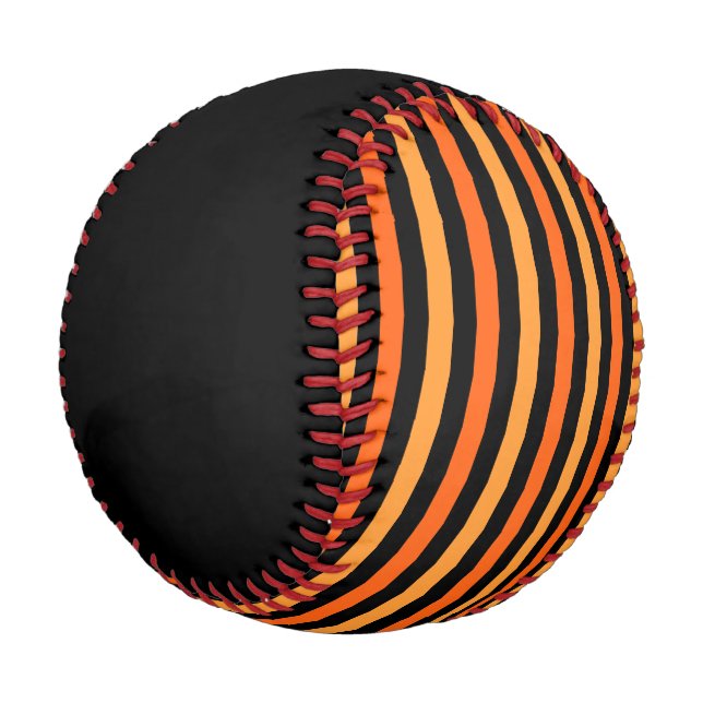 Balle De Baseball Bande de tigre orange sur le baseball (Angle)