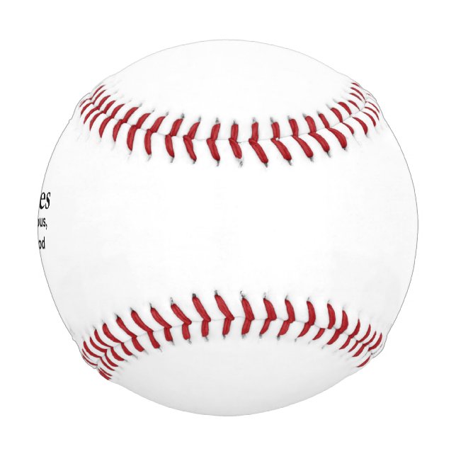 Balle De Baseball Baptême Dons De Baseball Pour Garçons (Devant)