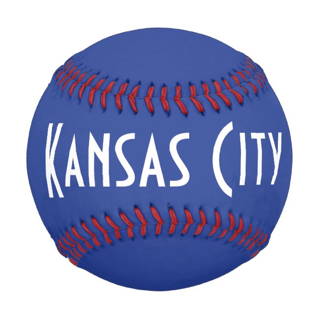 Balle De Baseball Base-ball personnalisé de Kansas City (Devant)