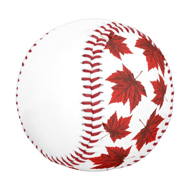 Balle De Baseball Baseball Canada Maple Leaf Baseball (Angle)