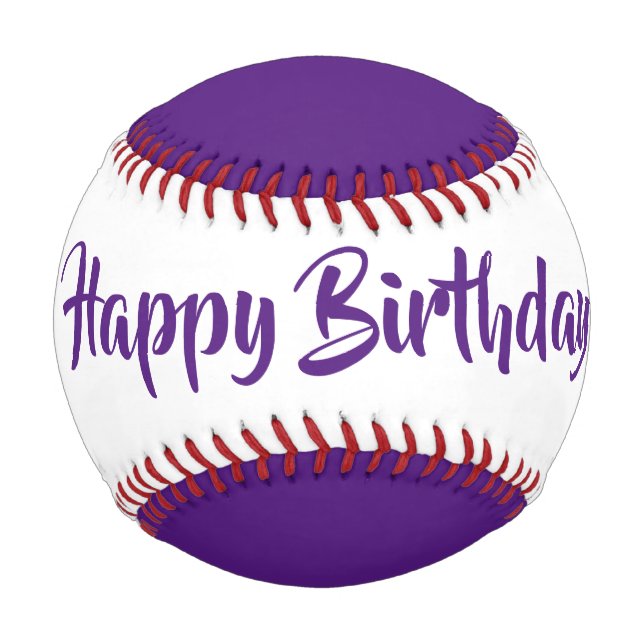 Balle De Baseball Baseball d'anniversaire par dalDesignNZ (Dos)