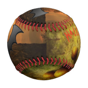Balle De Baseball Baseball de chaume Citrouille d'Halloween