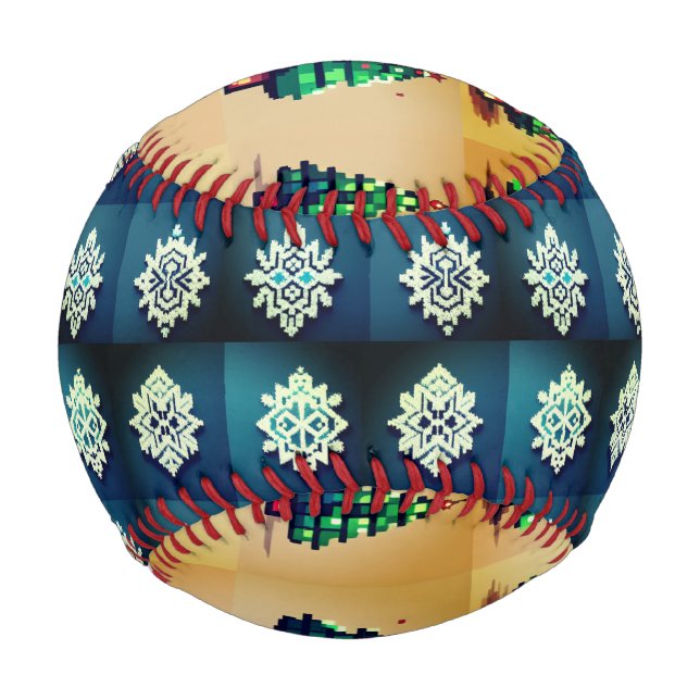 Balle De Baseball Baseball de Noël (Devant)