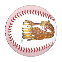 Baseball Famille Girafe 