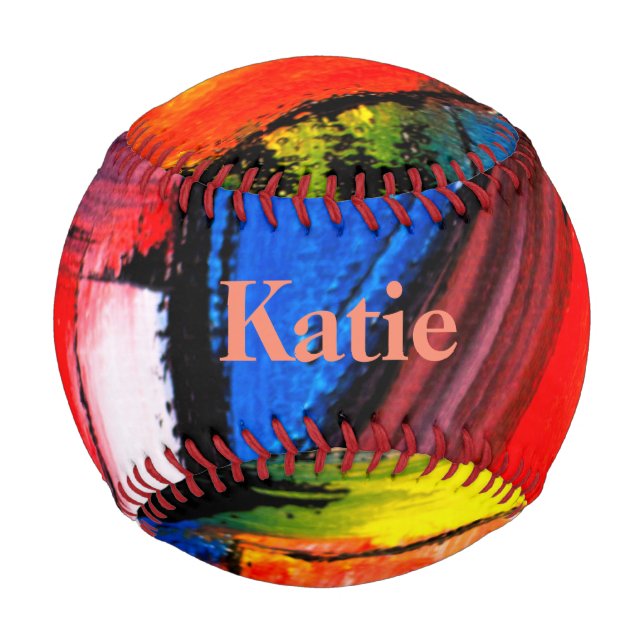 Balle De Baseball Baseball féminin multicolore (Devant)