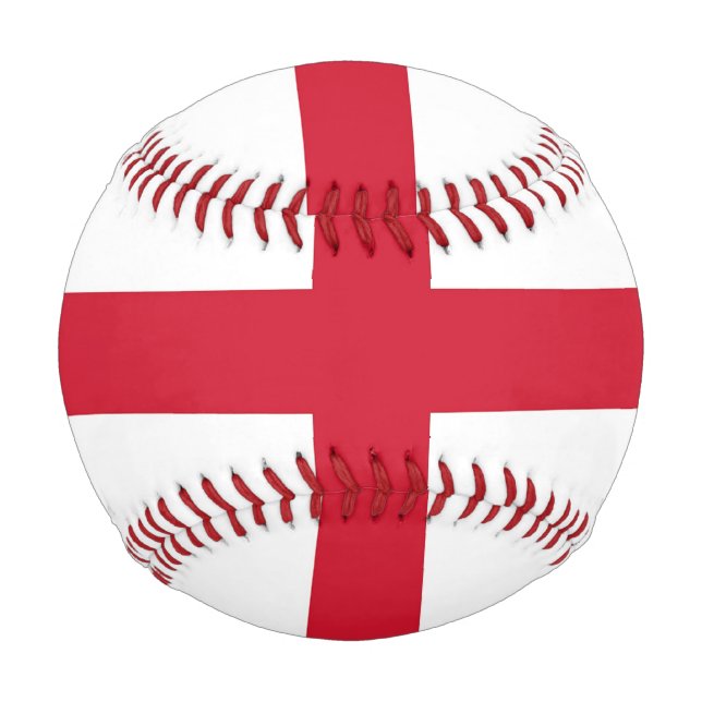 Balle De Baseball Baseball patriotique avec drapeau d'Angleterre (Dos)