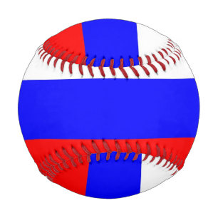 Balle De Baseball Baseball patriotique avec drapeau de la Russie