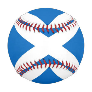 Balle De Baseball Baseball patriotique avec drapeau d'Ecosse