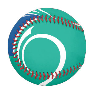 Balle De Baseball Baseball patriotique avec drapeau d'Ottawa, Canada