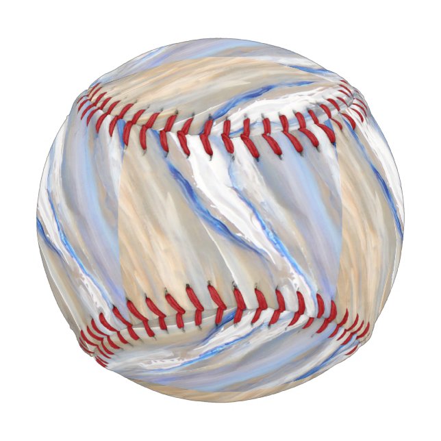 Balle De Baseball Baseball peint (Devant)