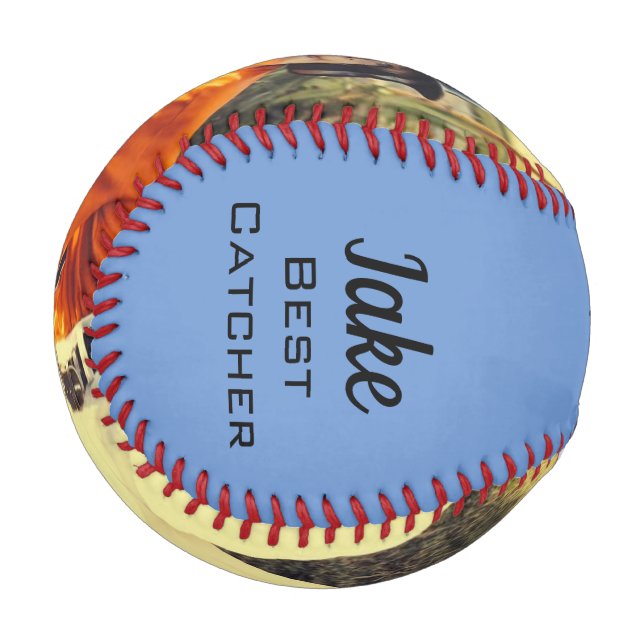 Balle De Baseball Baseball personnalisé avec photo (Dos Droite)