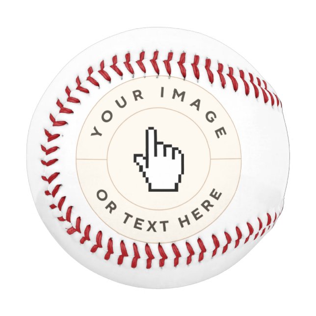 Balle De Baseball Baseball personnalisé - Concevez votre propre (Devant Gauche)