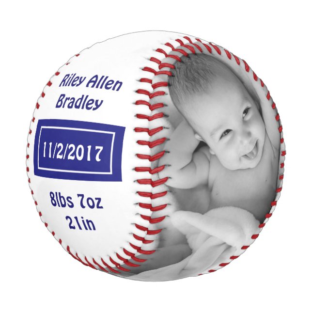 Balle De Baseball Baseball personnalisé pour nouveau-nés Cadeau bébé (Angle)