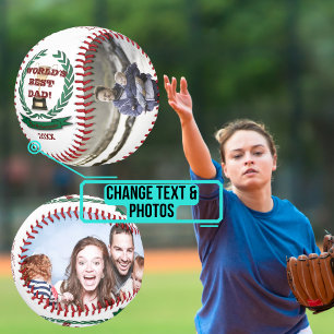 Balle De Baseball Baseball pour le meilleur papa du monde