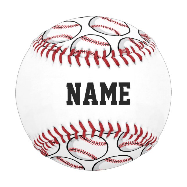 Balle De Baseball Baseball Sports NOM Catcher Pitcher Batteur Jeu (Dos)