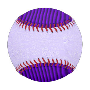 Balle De Baseball Baseball violet à deux tons