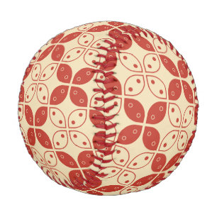 Balle De Baseball Batik Kawung, motif indonésien, javanais, ethnique