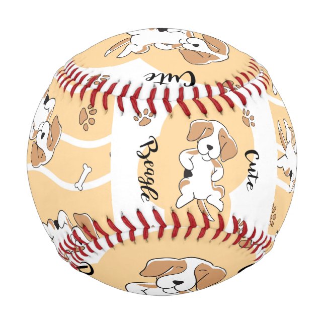 Balle De Baseball Beagle de chien mou (Devant)