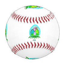 Beau Baseball des oeufs de Pâques