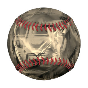Balle De Baseball Beaucoup de carrés tordus tachés de "coups de pinc