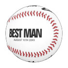 Best Man mariage demander un cadeau de base-ball p