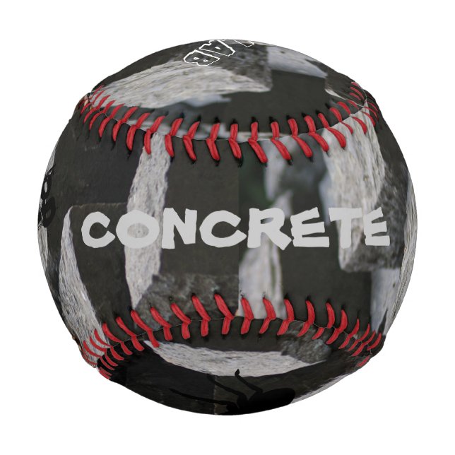 Balle De Baseball Béton Black Spider Baseball (Devant)