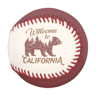Balle De Baseball Bienvenue à l'ours de Californie