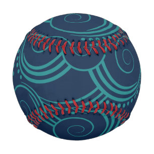 Balle De Baseball Bleu Ocean Swils Baseball