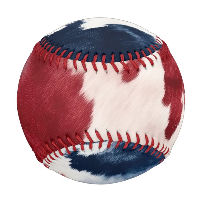Balle De Baseball Bleu rouge (Devant)