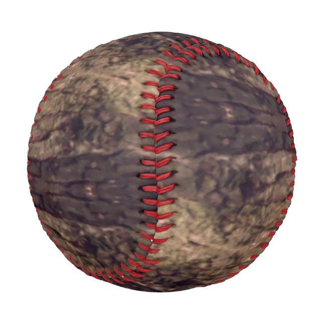 Balle De Baseball Bois foncé (Angle)
