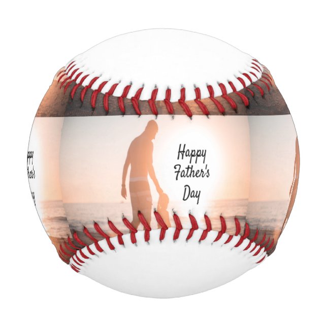 Balle De Baseball Bonne Fête des pères (Devant)