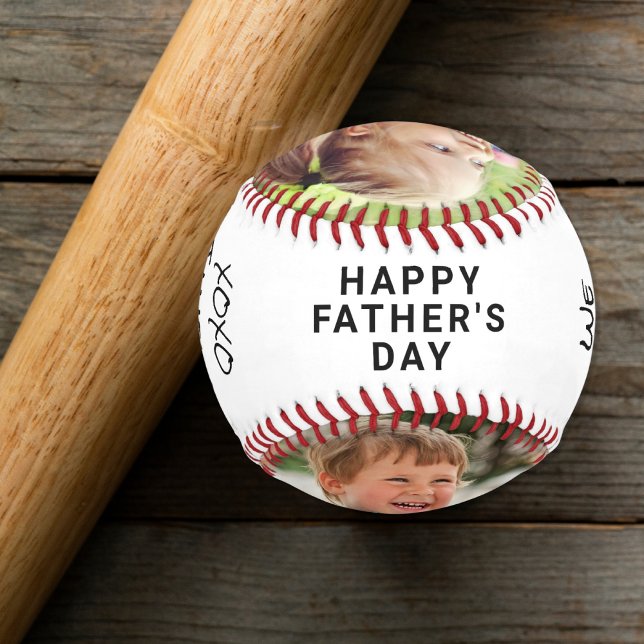 Balle De Baseball Bonne Fête des pères grand-père photo (Créateur téléchargé)