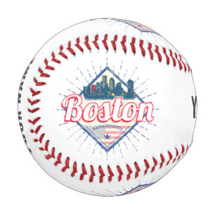 Balle De Baseball Boston Massachusetts Etats-Unis Vintage USA