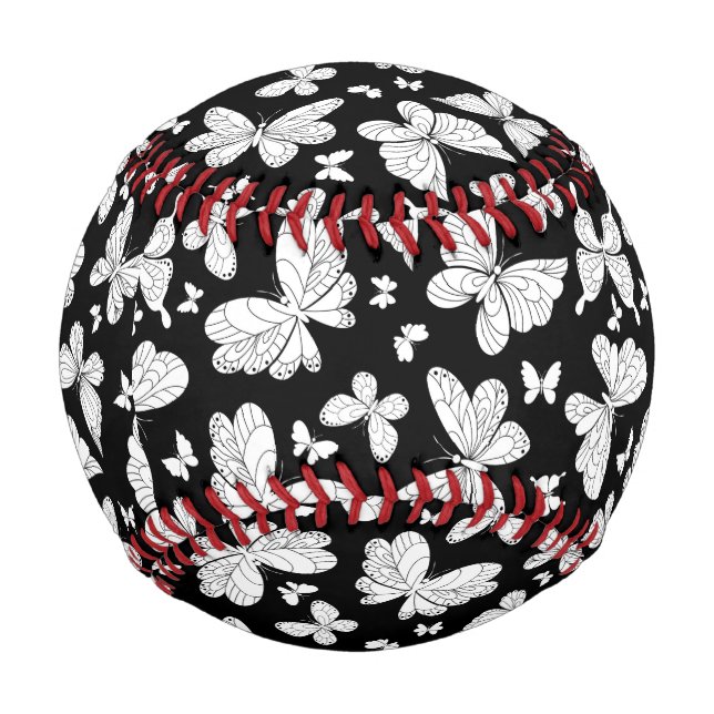 Balle De Baseball Boules de baseball papillon (Devant)