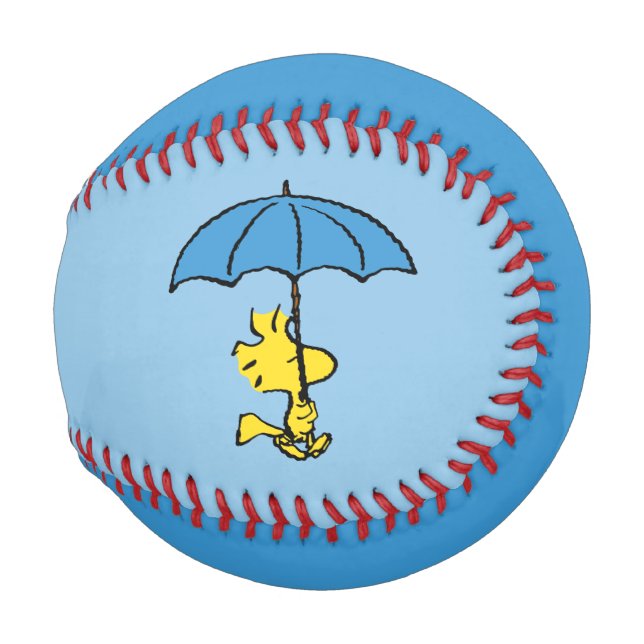 Balle De Baseball cacahuètes | Parapluie bleu Woodstock (Devant Droite)