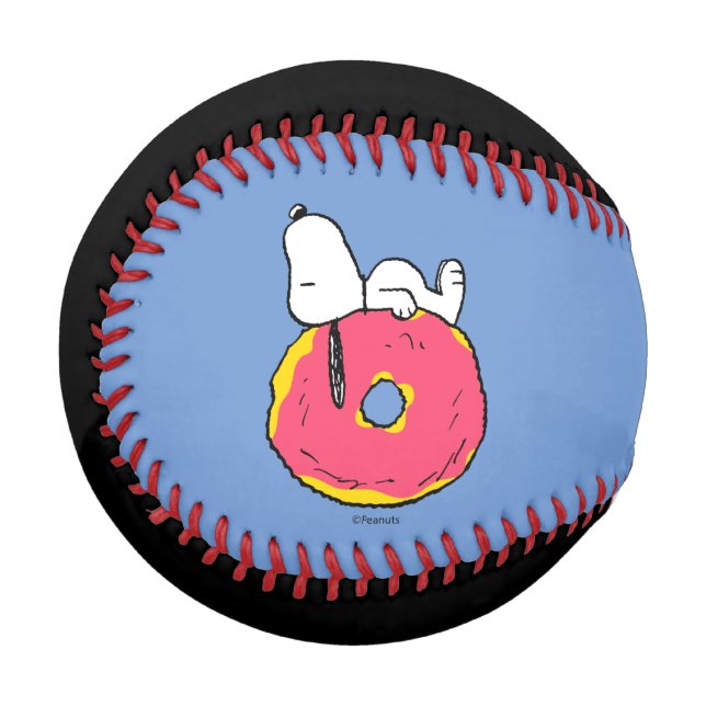 Balle De Baseball cacahuètes | Snoopy Donut rose (Devant Gauche)