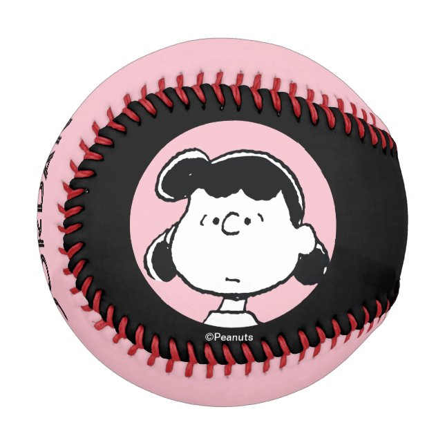 Balle De Baseball cacahuètes | Visages de Lucy (Devant Gauche)
