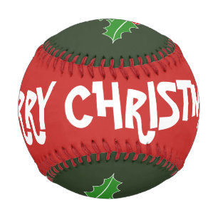 Balle De Baseball Cadeau de baseball de Noël personnalisé avec nom