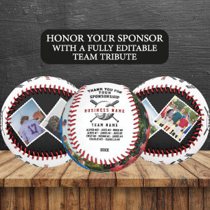 Balle De Baseball Cadeau de Merci de commanditaire personnalisé avec